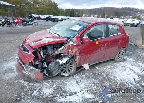 2019 Mitsubishi Mirage Es from USA, damaged, VIN ML32A3HJ8KH005376